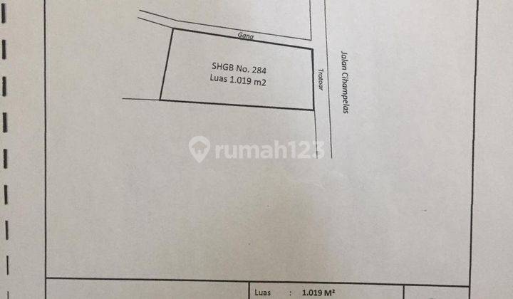 JUAL MURAH BAWAH NJOP TANAH MAINROAD CIHAMPELAS BANDUNG  5