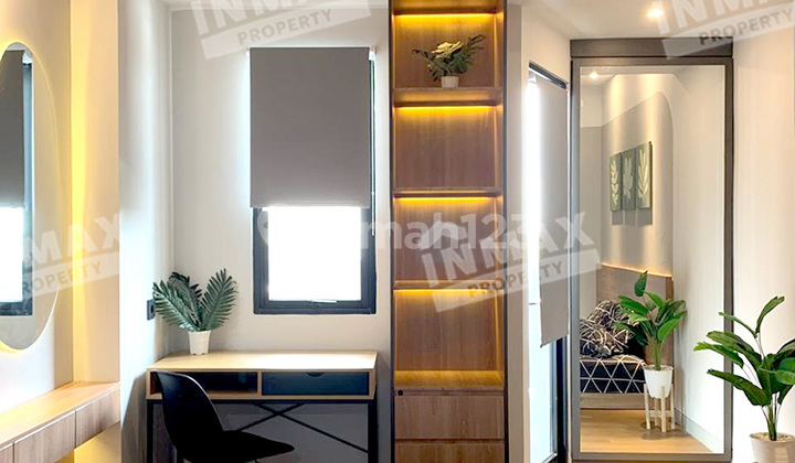 Apartemen Studio Lantai 8 Full Furnished Terawat.  1
