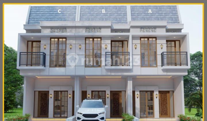 Rumah Baru Mewah Nyaman 2 Lantai - Sertifikat Hak Milik Imb, Di Klender, Kota Jakarta Timur. Dekat Ke Pusat Kota. Akses 2 Mobil Papasan. One Gate System 2