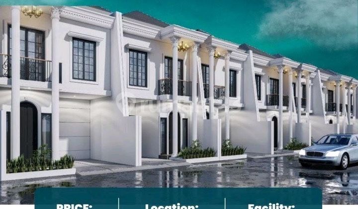 Rumah Mewah Desain Eropa, Lokasi Strategis, Harga Spesial. Pondok Bambu Duren Sawit Kota Jakarta. Lokasi Strategis di Pinggir Jalan Raya, Dekat Pusat Pendidikan & Sekolah. Dekat Stasiun KRL, Akses Cepat Jalan Tol, Keamanan 24 Jam + One Gate System, SHM 2