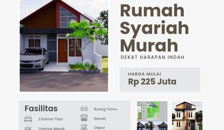 Rumah Cluster One Gate, SHM di Sukamekar.dekat Harapan Indah, Bekasi Dekat Pintu Tol, Dekat Rumah Sakit, Pasar Dan Sekolah, Dikelilingi Banyak Perumahan, 2