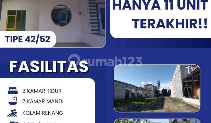 Comfortable 2-Storey House in a Complete Facility Cluster in Bogor, Modern Japanese Design. Cluster Facilities: Swimming Pool, One Gate System, Security, Neat Roads. 1