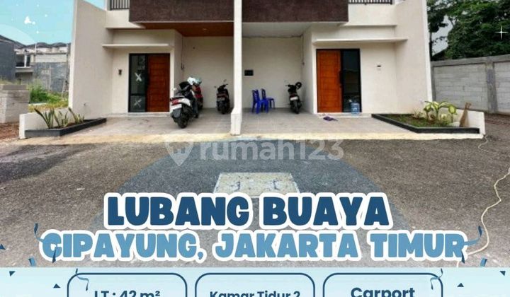 Rumah Baru Strategis Lubang Buaya, Jakarta. Dekat Mall, LRT, Bandara Halim & Tmii. Lokasi Strategis Ibukota, Cocok Sebagai Hunian dan Investasi 2