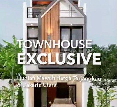 Rumah 2 Lantai Cluster One Gate  Tanjung Priok. Kualitas Premium. Design Minimalis Modern Di Lokasi Strategis. Dekat Mall Sunter, Mall Kelapa Gading, Jakarta International Stadium, Gerbang Tol Kebon Bawang. 1