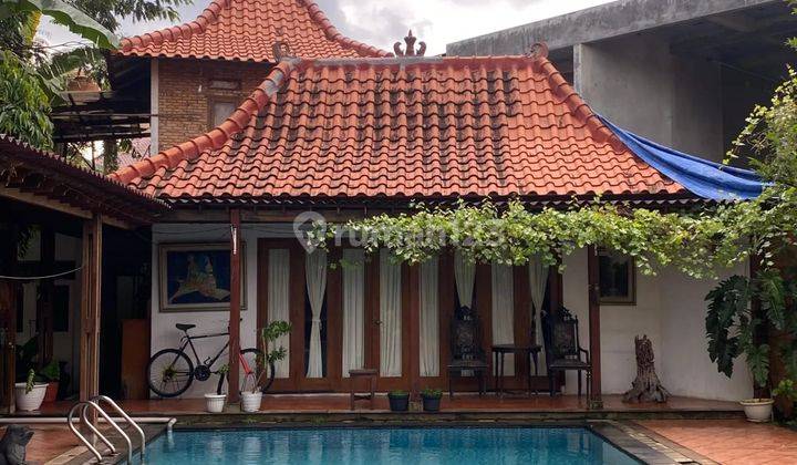 Rumah Nuansa Suasana Villa Bali Lokasi di Bintaro Dengan Kolam Renang 1