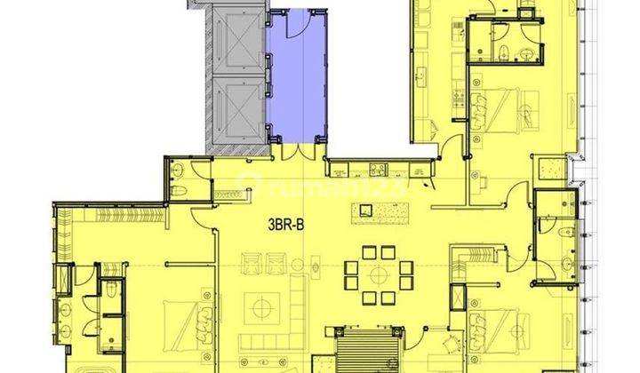 DIJUAL APARTEMEN THE LANGHAM RESIDENCES 356 SQM, D GRAND (BEST VIEW) 17