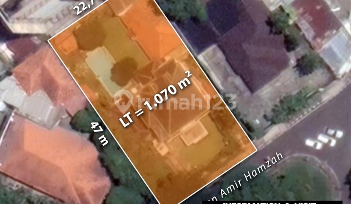 DIJUAL RUMAH di Jl TAMAN AMIR HAMZAH, MENTENG