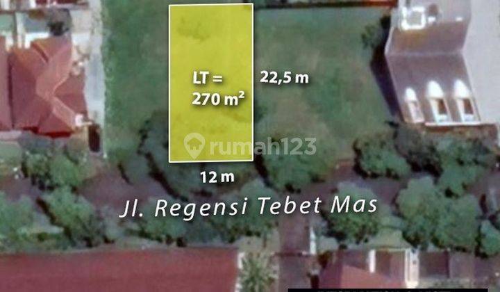 DIJUAL TANAH di Jl REGENCY TEBET MAS, JAKSEL 1