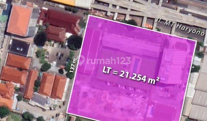 Tanah Dgn Hotel Near Interchange Cawang di Jl Mt Haryono, Jaktim 2
