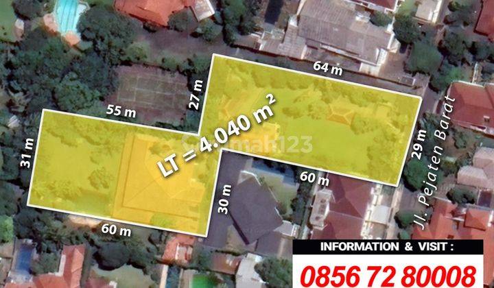 Dijual Rumah Luas At Jl Pejaten Barat, Jaksel 2