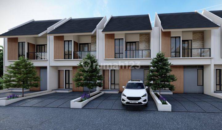 Rumah 2 Lantai Selangkah Ke Jalur Angkot Dekat Stasiun Depok
