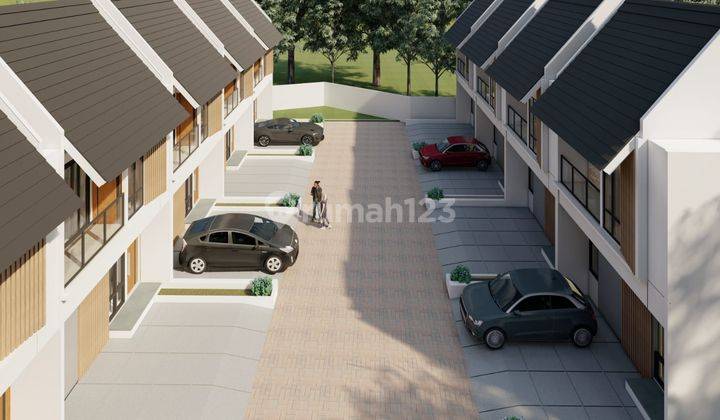 Rumah 2 Lantai Selangkah Ke Jalur Angkot Dekat Stasiun Depok