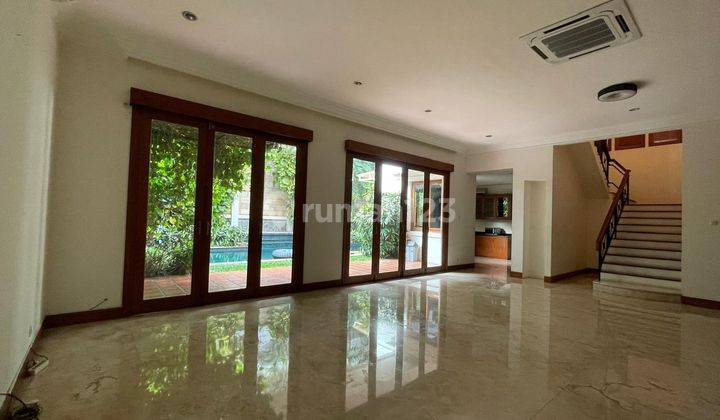 For Rent House In Kebayoran Baru South Jakarta 4 BR Unfurnished 1