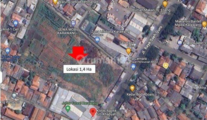 Tanah Lokasi Strategis Pinggir Jalan Raya di Karawang Timur 2