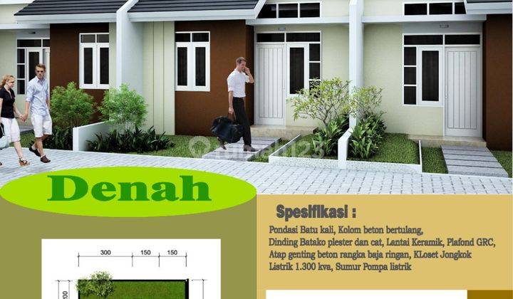 Rumah murah dan terjangkau dekat waterboom Tangerang kota 1