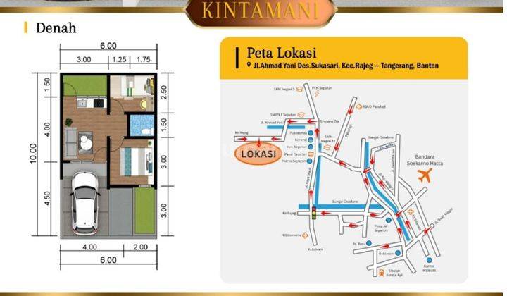 Dijual rumah murah & terjangkau tanpa renovasi lagi  2