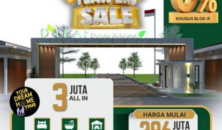 Wow.. Dijual rumah hanya 3 jt free biaya2 lokasi strategis Tangerang 2