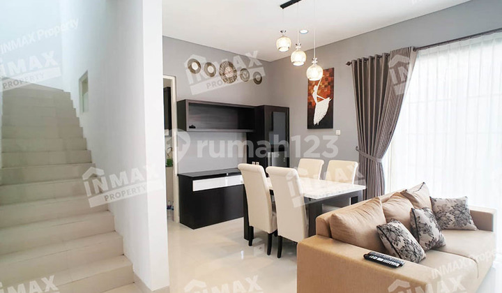 Furnished 2-Story Rental House in Citra Garden City, Safe Area Furnished 2-Story Rental House in Citra Garden City, Safe Area