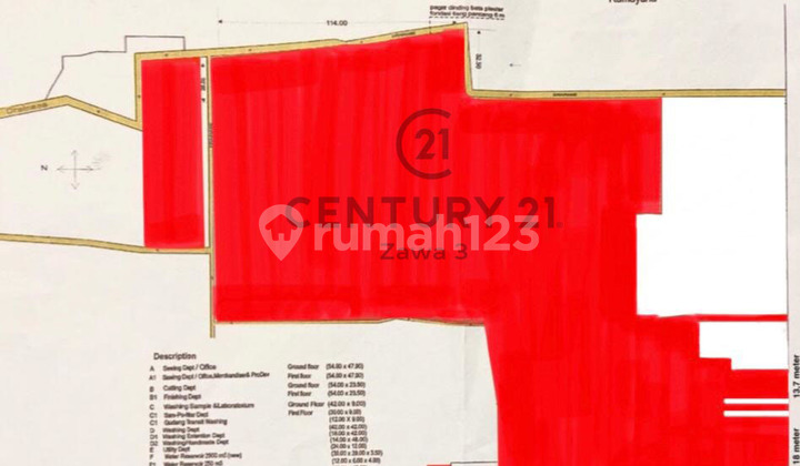 Dijual Cepat Pabrik Cimone Tangerang Lokasi Strategis Jalan Raya 4