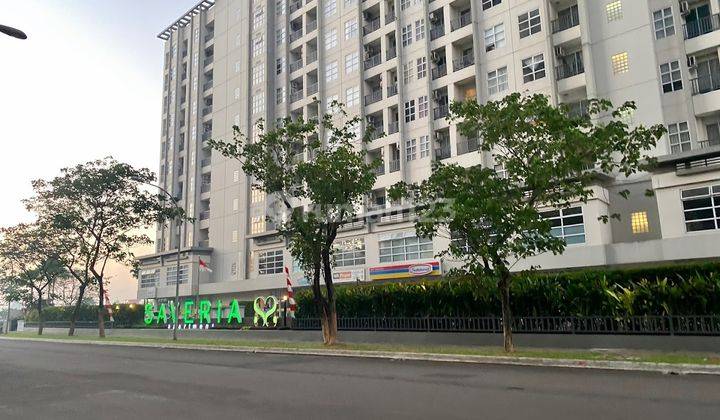 tampak depan dijual apartemen type studio kondisi