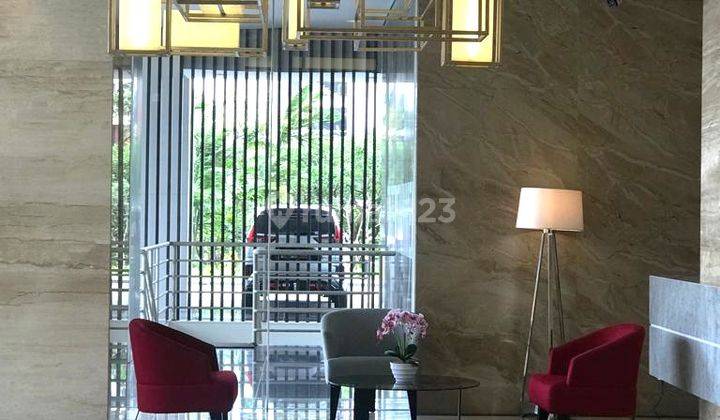 ruang tamu apartemen type studio, kondisi bagus,
