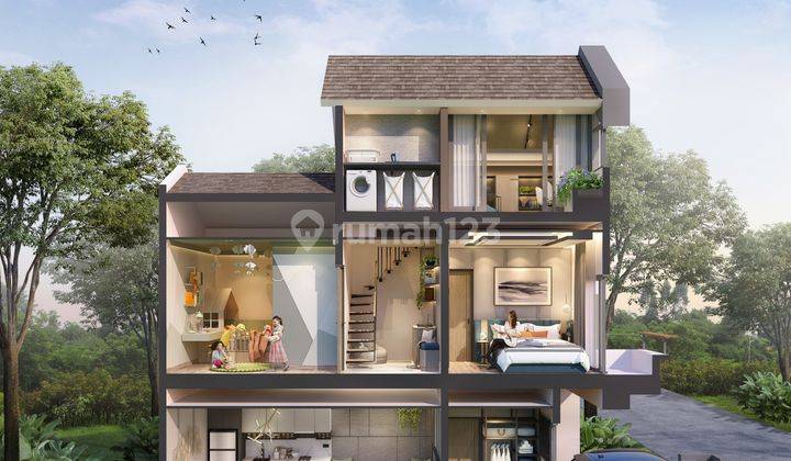 Rumah Brand New Berkonsep Modern Living Type 100 Di Salz Residence Area Gunung Sindur 2