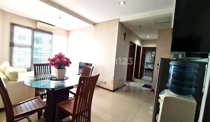 ruang tamu disewakan apartemen type 2 br