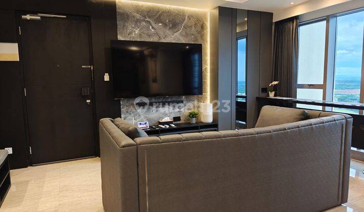 ruang keluarga disewakan apartemen siap huni fully