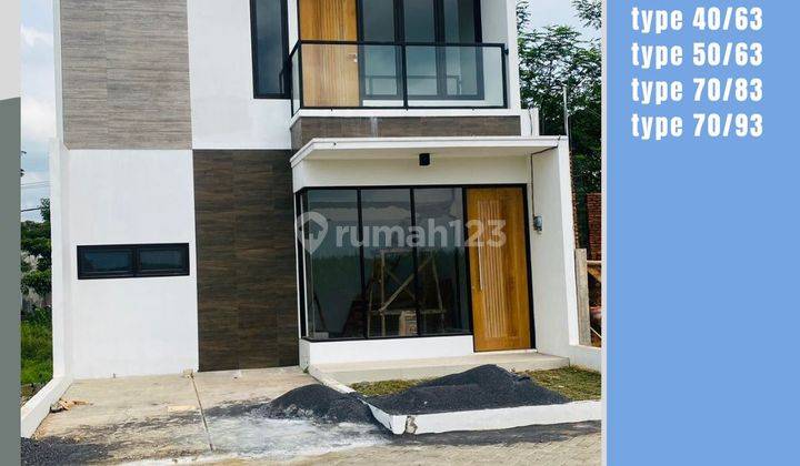 Rumah Modern 1 Dan 2 Lantai Strategis di Sukun Malang  1