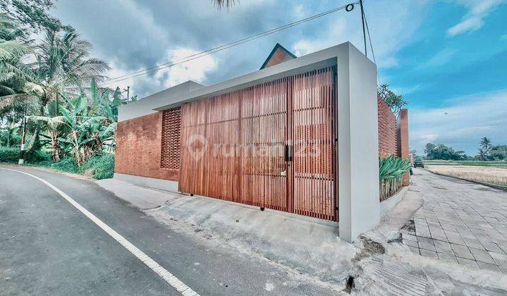 Sewa Vila Furnished 1 Lt View Gunung Sawah Dekat Bali Zoo Ubud 2