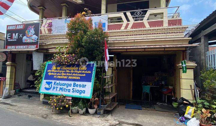 Rumah Besar Dipinggir Jalan Utama 3 Lantai Utk Usaha Di Kota Batu 1