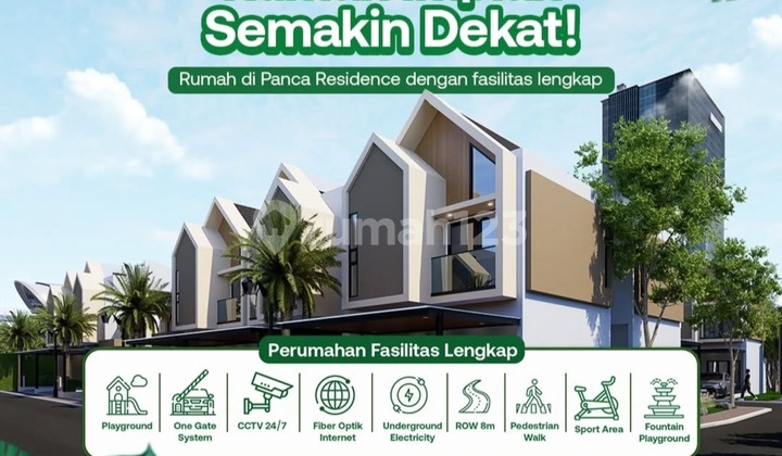 Rumah Mewah Nempel Akses Utama Lrt Ciracas Jakarta Timur 2