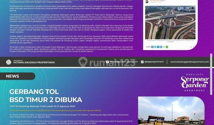 To Urban Milenials Living. Apartemen Samping Stasiun Cisauk. 5