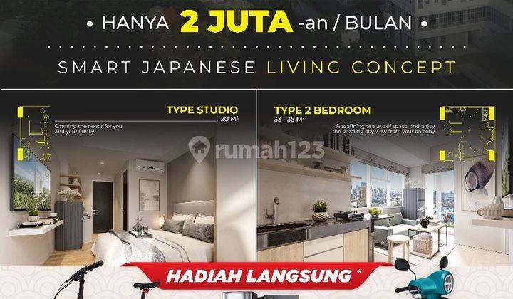 To Urban Milenials Living. Apartemen Samping Stasiun Cisauk. 6