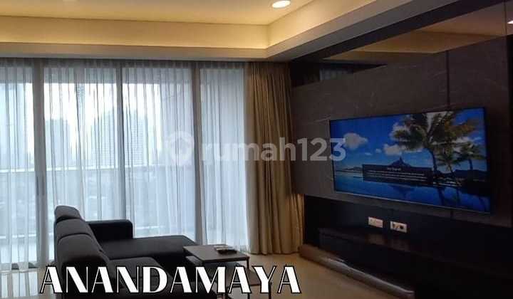 For Sale Anandamaya Residence Apartment 3br Size 175m2 Furnished in Central Jakarta