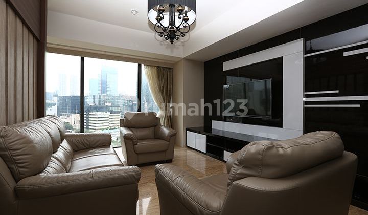 For Sale Luxury Apartment Verde 1 3BR Size 198m² Furnished in South Jakarta