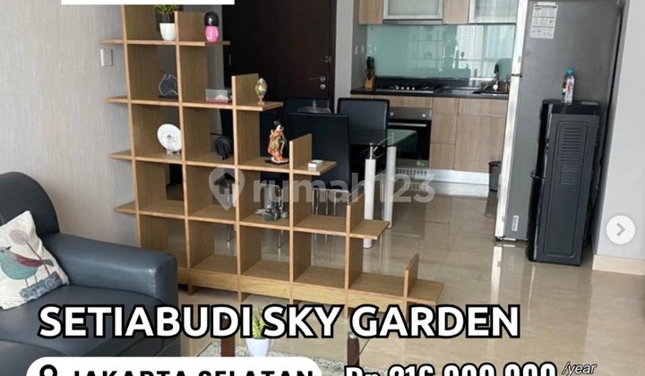 Disewa Apartemen Setiabudi Sky Garden 2BR uk93m2 Furnished at Jakarta Selatan