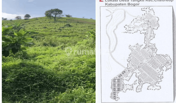 Tanah Kavling 100ha di Desa Tangkil Citereup Sentul Bogor Jawa Barat 1