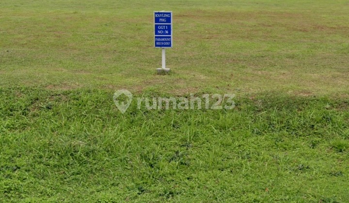 Kavling eksklusif siap bangun di Paramount Hills - Gading Serpong