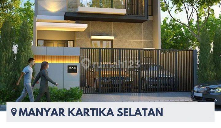 Rumah Baru Gress On Progress Manyar Kartika Selatan Modern Minimalis 1