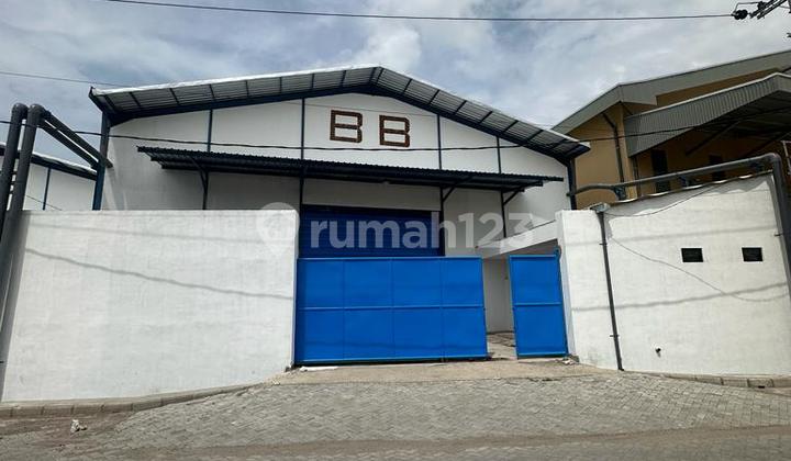 Gudang Baru Gress Akses Kontainer Double Gate Halaman Pribadi Siap Pakai Bumi Maspion Timur Romokalisari