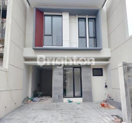 Rumah Baru Gress Row Lebar Dekat HR Muhammad Madame Chang Minimalis Mewah Darmo Permai Selatan