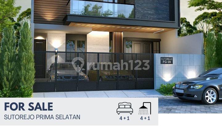 Rumah Baru Gress Minimalis Row Lebar Mewah Full Granite Sutorejo Prima Selatan 2