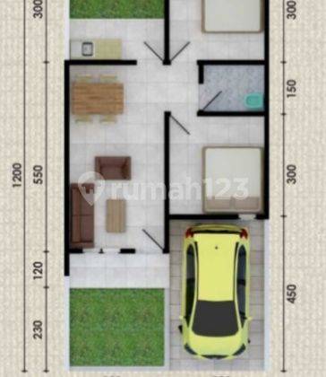 Rumah type 42 belakang BTP perintis Makassar  9
