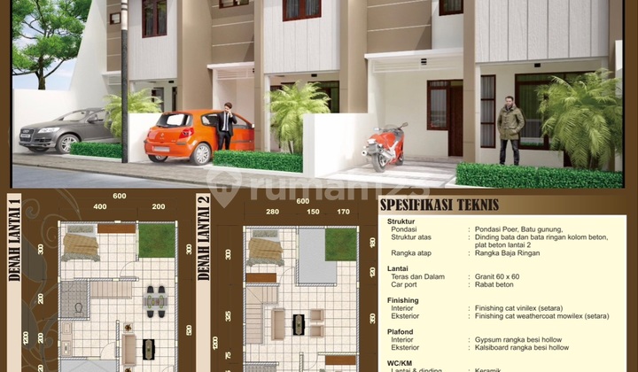 Rumah Ready Rappocini Pettarani type 65/111 Mezzanine Makassar  13
