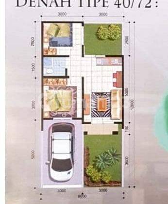 Rumah Tamangapa Raya Antang Makassar type 42/72 4