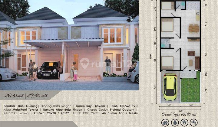 Rumah Dp 1 Juta Moncongloe belakang BTP Tamalanrea makassar  12