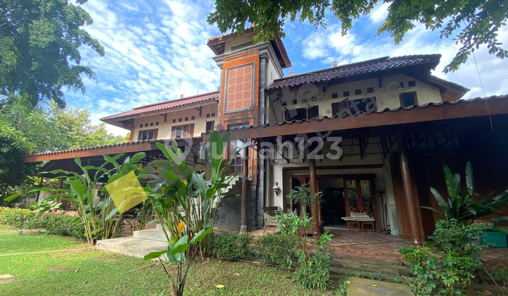 Dijual Rumah Tropical Modern Bali Style , Kawasan Cirendeu Keamanan 24 Jam Dekat Aksel Toll SHM