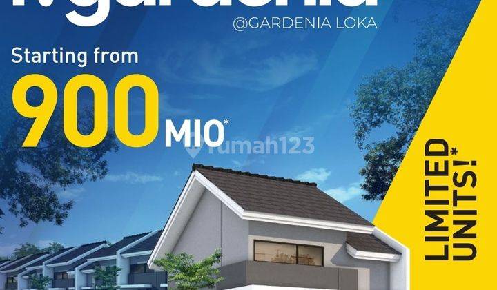 I Gardenia Graha Raya Dekat Alam Sutera Dp 0% 1