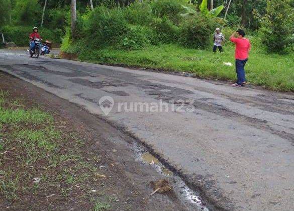 Tanah  Pinggir Jalan Di Daerah Nyalindung Sukabumi 2